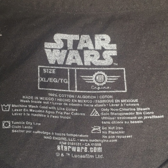 Star Wars Chewbacca Graphic T-Shirt X-Large - Picture 6 of 6